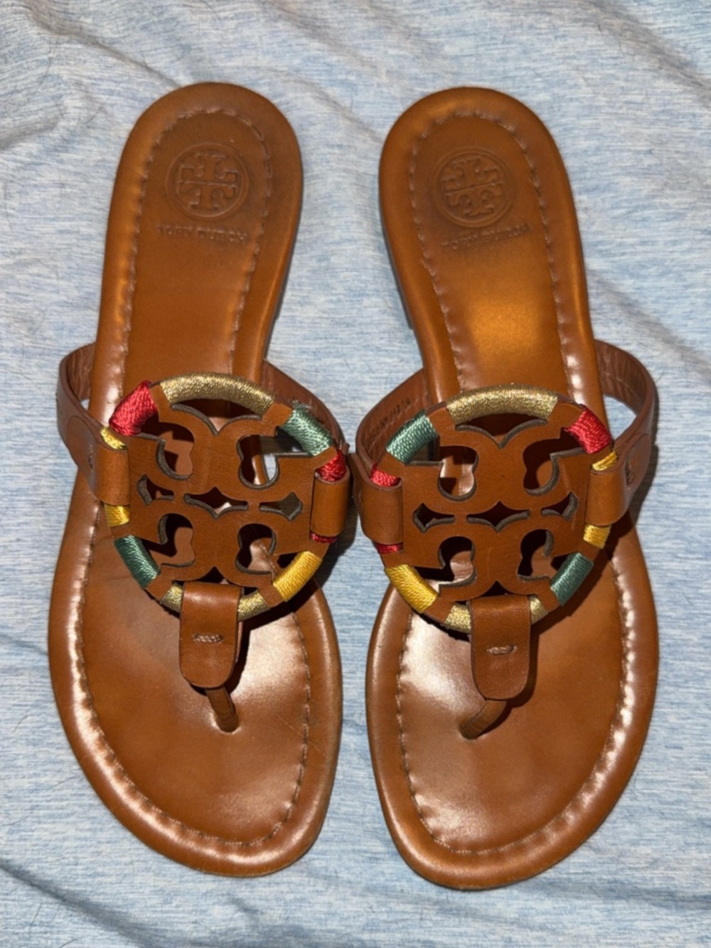 Tory Burch Miller Sandals - Multi Colored